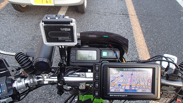 スーパーシェルパにＧｏＰｒｏも装着